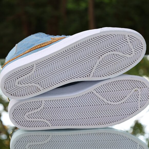 Nike Supreme x SB Zoom Blazer Mid Denim Blue - Picture 14 of 14